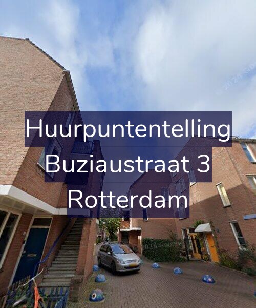 Foto gevel Huurpuntentelling voor Buziaustraat 3, Rotterdam