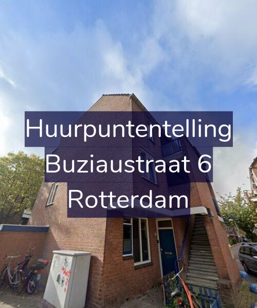 Foto gevel Huurpuntentelling voor Buziaustraat 6, Rotterdam