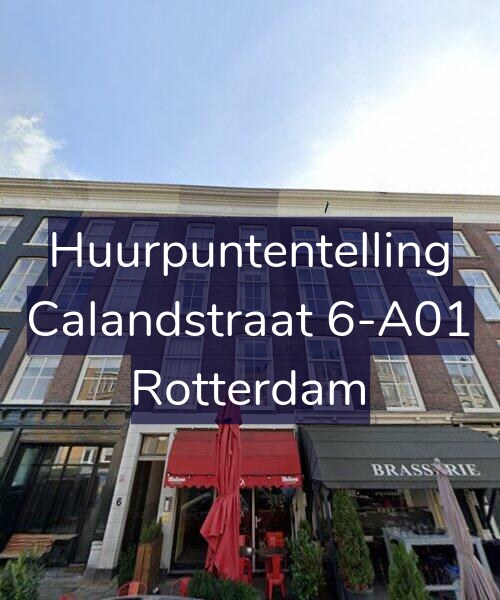Foto gevel Huurpuntentelling voor Calandstraat 6-A01, Rotterdam