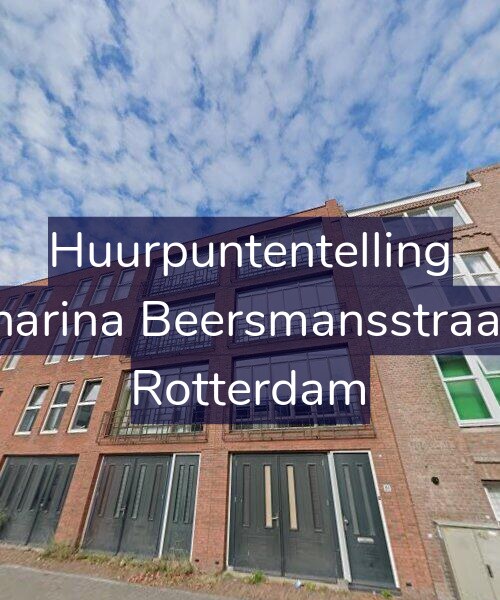 Foto gevel Huurpuntentelling voor Catharina Beersmansstraat 81, Rotterdam