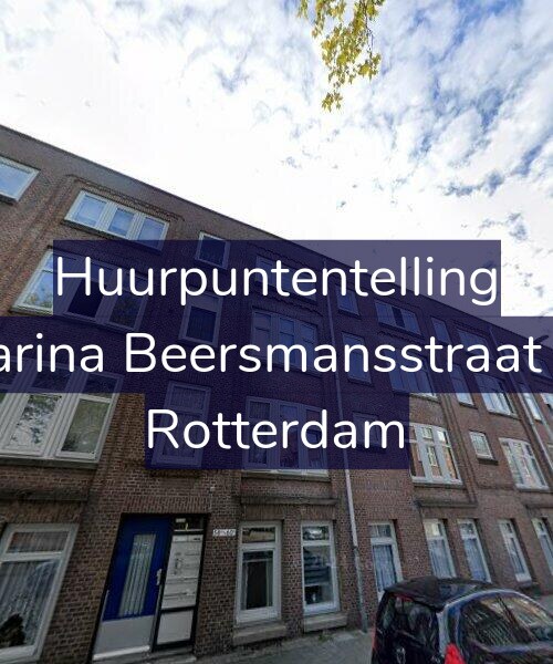 Foto gevel Huurpuntentelling voor Catharina Beersmansstraat 60-A, Rotterdam