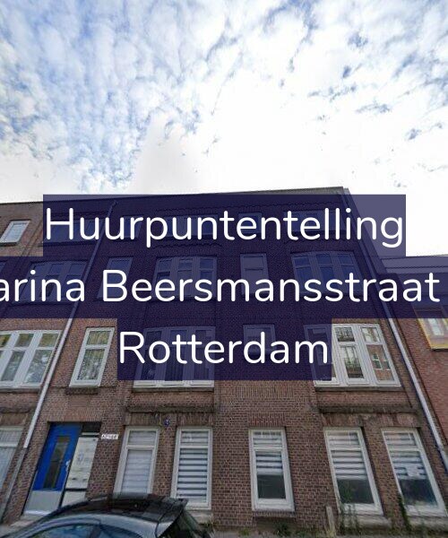 Foto gevel Huurpuntentelling voor Catharina Beersmansstraat 62-C, Rotterdam