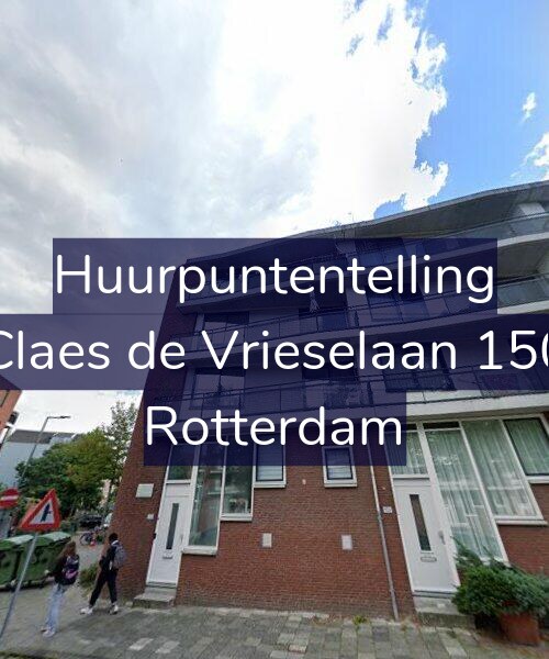 Foto gevel Huurpuntentelling voor Claes de Vrieselaan 150, Rotterdam