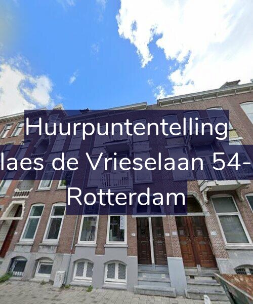 Foto gevel Huurpuntentelling voor Claes de Vrieselaan 54-A, Rotterdam