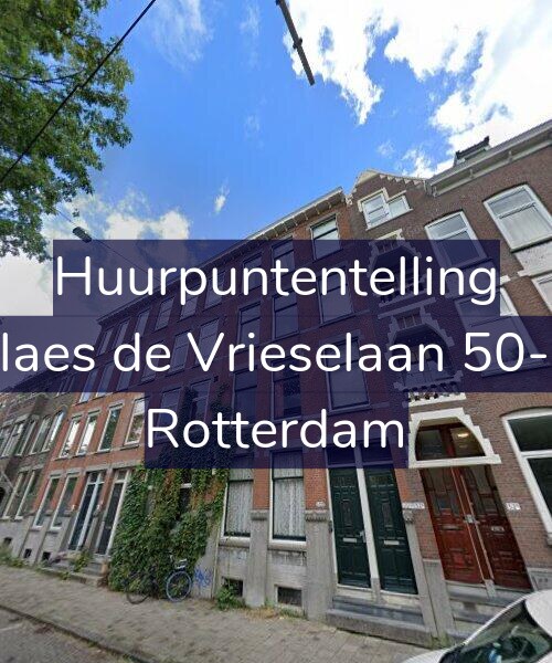 Foto gevel Huurpuntentelling voor Claes de Vrieselaan 50-A, Rotterdam