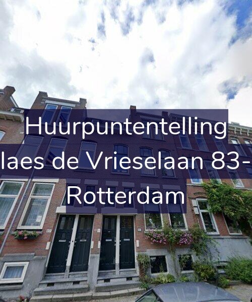 Foto gevel Huurpuntentelling voor Claes de Vrieselaan 83-B, Rotterdam