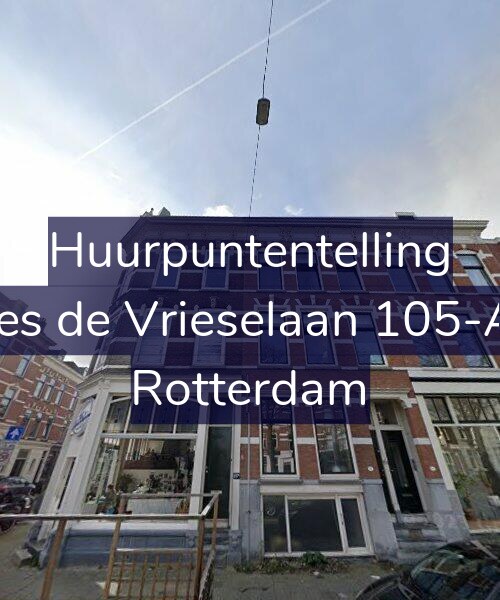 Foto gevel Huurpuntentelling voor Claes de Vrieselaan 105-A01, Rotterdam