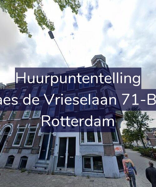 Foto gevel Huurpuntentelling voor Claes de Vrieselaan 71-B01, Rotterdam