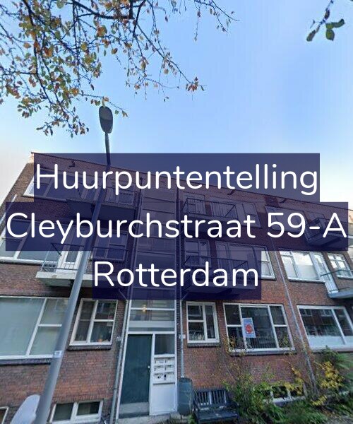 Foto gevel Huurpuntentelling voor Cleyburchstraat 59-A, Rotterdam
