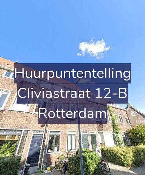 Foto gevel Huurpuntentelling voor Cliviastraat 12-B, Rotterdam