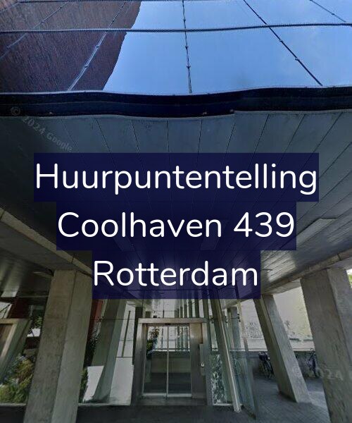Foto gevel Huurpuntentelling voor Coolhaven 439, Rotterdam