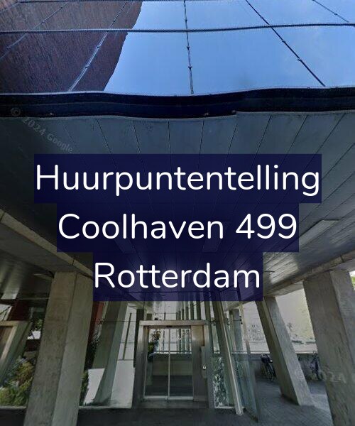 Foto gevel Huurpuntentelling voor Coolhaven 499, Rotterdam