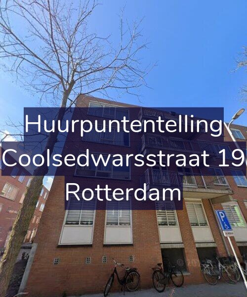 Foto gevel Huurpuntentelling voor Coolsedwarsstraat 19, Rotterdam