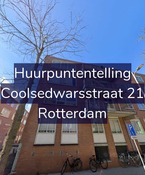 Foto gevel Huurpuntentelling voor Coolsedwarsstraat 21, Rotterdam