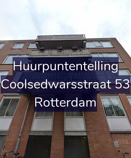 Foto gevel Huurpuntentelling voor Coolsedwarsstraat 53, Rotterdam