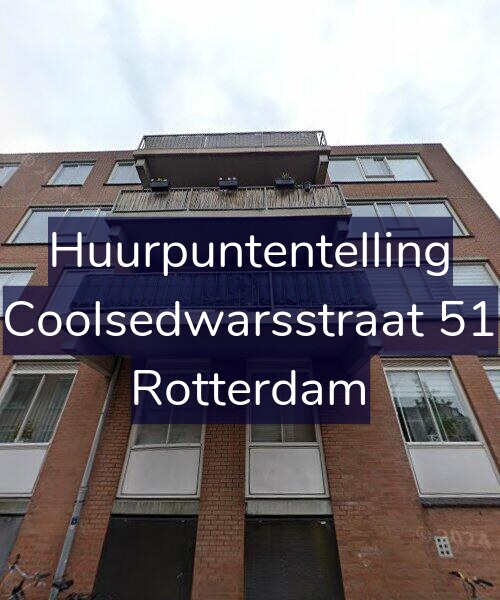 Foto gevel Huurpuntentelling voor Coolsedwarsstraat 51, Rotterdam