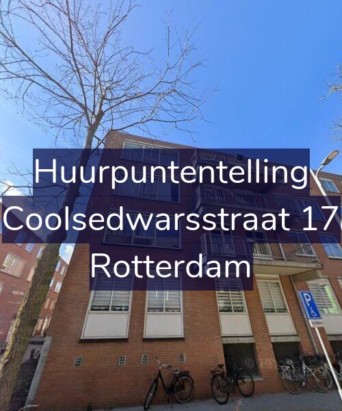 Foto gevel Huurpuntentelling voor Coolsedwarsstraat 17, Rotterdam