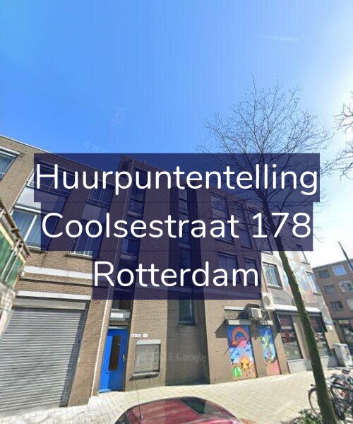 Foto gevel Huurpuntentelling voor Coolsestraat 178, Rotterdam