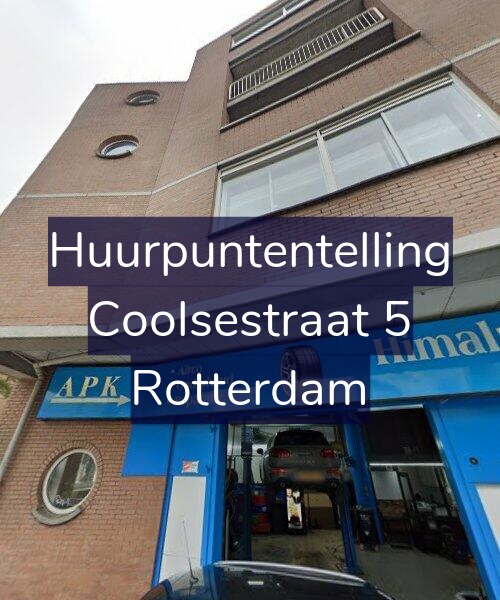Foto gevel Huurpuntentelling voor Coolsestraat 5, Rotterdam