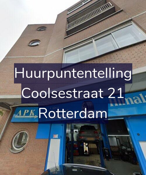 Foto gevel Huurpuntentelling voor Coolsestraat 21, Rotterdam