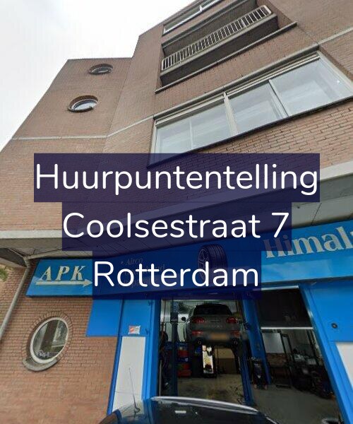 Foto gevel Huurpuntentelling voor Coolsestraat 7, Rotterdam