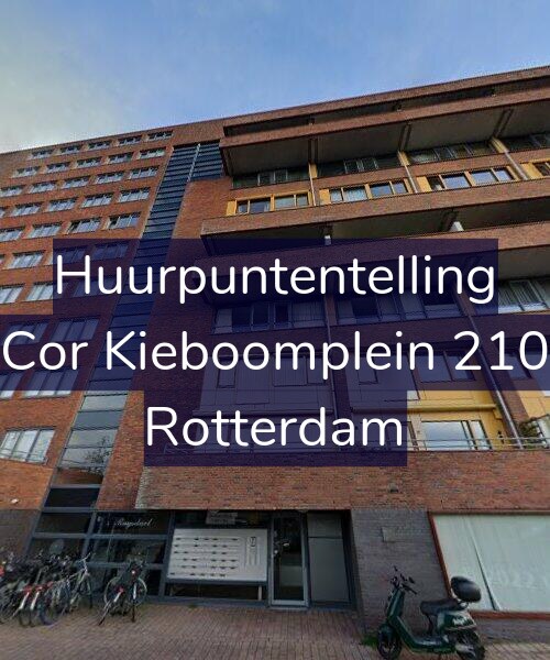 Foto gevel Huurpuntentelling voor Cor Kieboomplein 210, Rotterdam