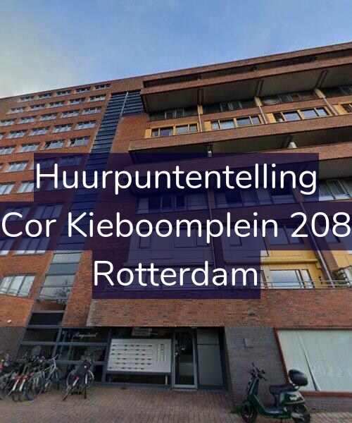 Foto gevel Huurpuntentelling voor Cor Kieboomplein 208, Rotterdam