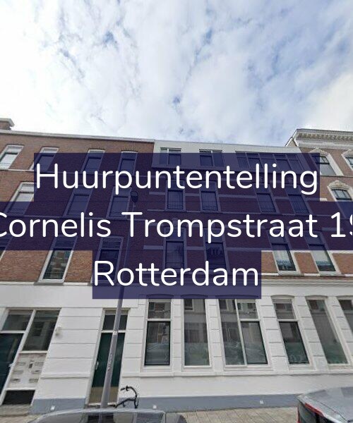 Foto gevel Huurpuntentelling voor Cornelis Trompstraat 19, Rotterdam