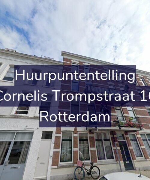 Foto gevel Huurpuntentelling voor Cornelis Trompstraat 16, Rotterdam