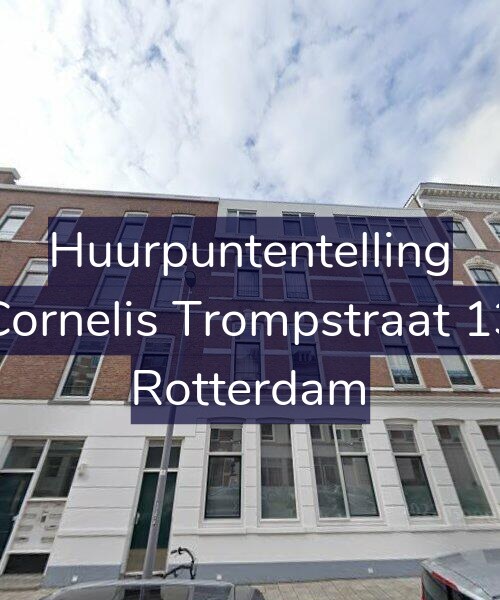 Foto gevel Huurpuntentelling voor Cornelis Trompstraat 13, Rotterdam