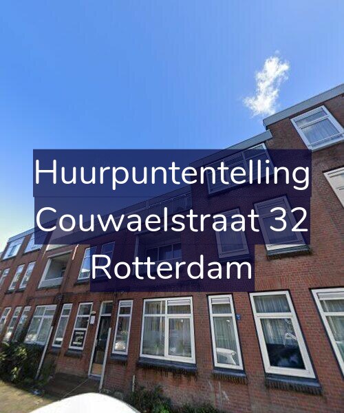 Foto gevel Huurpuntentelling voor Couwaelstraat 32, Rotterdam