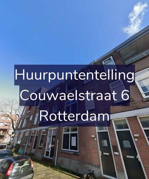 Foto gevel Huurpuntentelling voor Couwaelstraat 6, Rotterdam
