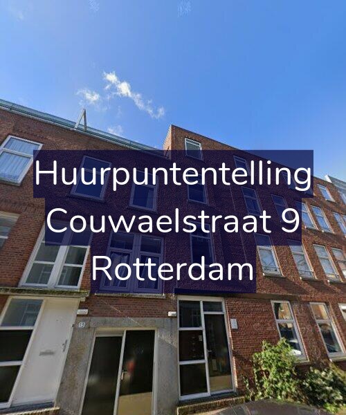 Foto gevel Huurpuntentelling voor Couwaelstraat 9, Rotterdam