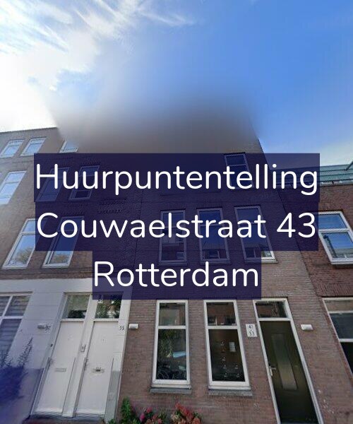 Foto gevel Huurpuntentelling voor Couwaelstraat 43, Rotterdam