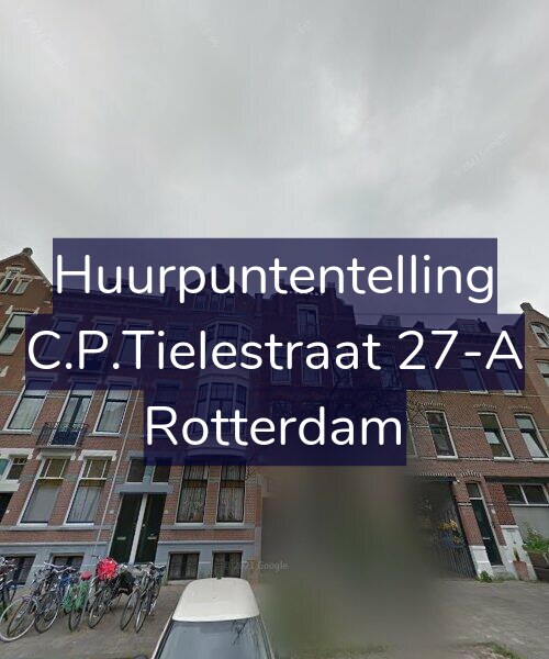 Foto gevel Huurpuntentelling voor C.P.Tielestraat 27-A, Rotterdam