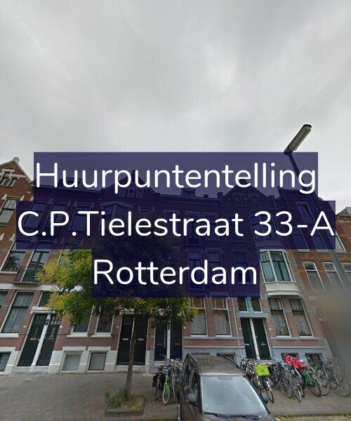Foto gevel Huurpuntentelling voor C.P.Tielestraat 33-A, Rotterdam