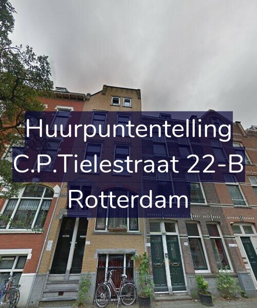 Foto gevel Huurpuntentelling voor C.P.Tielestraat 22-B, Rotterdam