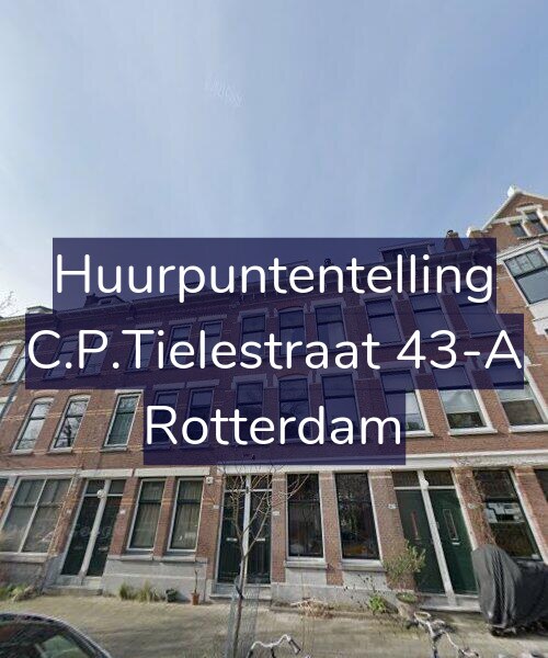 Foto gevel Huurpuntentelling voor C.P.Tielestraat 43-A, Rotterdam