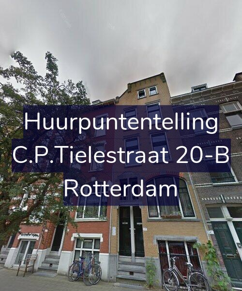 Foto gevel Huurpuntentelling voor C.P.Tielestraat 20-B, Rotterdam
