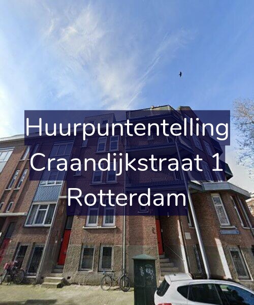 Foto gevel Huurpuntentelling voor Craandijkstraat 1, Rotterdam