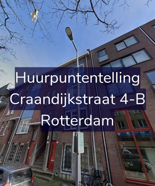 Foto gevel Huurpuntentelling voor Craandijkstraat 4-B, Rotterdam
