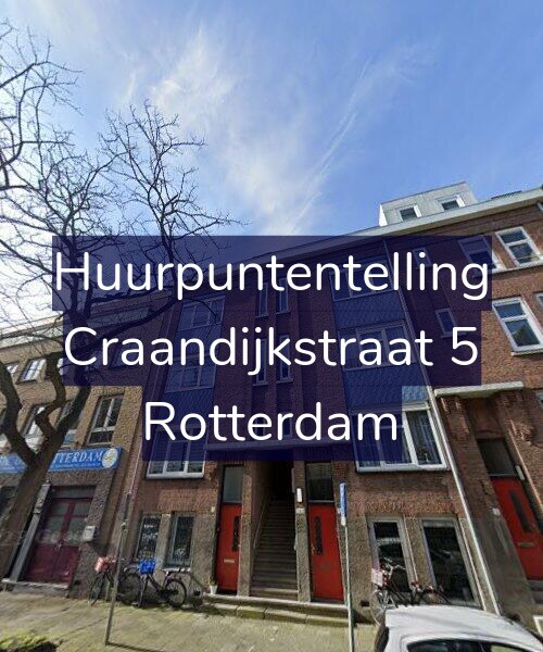 Foto gevel Huurpuntentelling voor Craandijkstraat 5, Rotterdam