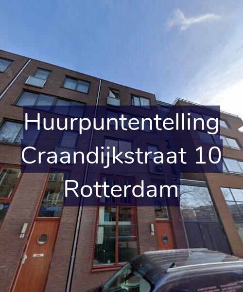 Foto gevel Huurpuntentelling voor Craandijkstraat 10, Rotterdam