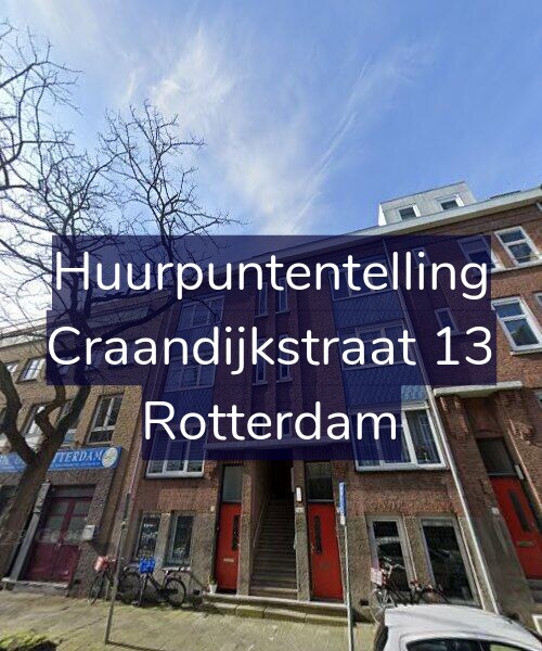 Foto gevel Huurpuntentelling voor Craandijkstraat 13, Rotterdam