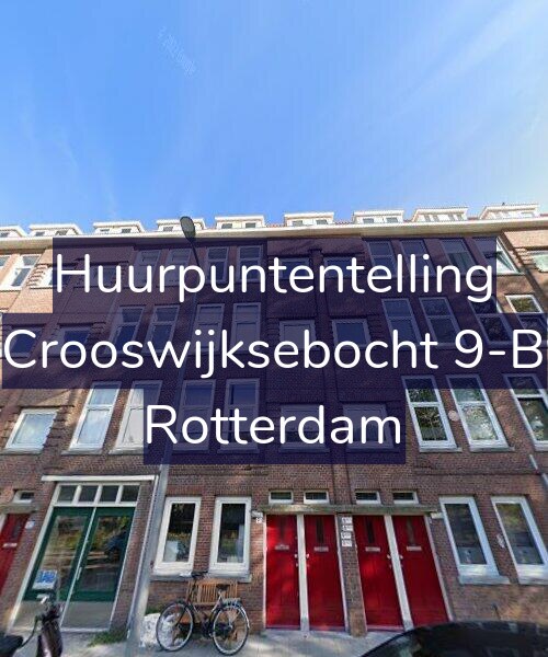 Foto gevel Huurpuntentelling voor Crooswijksebocht 9-B, Rotterdam
