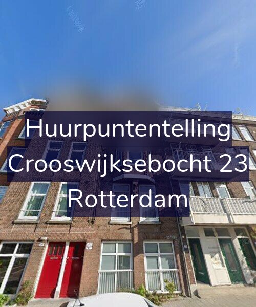Foto gevel Huurpuntentelling voor Crooswijksebocht 23, Rotterdam