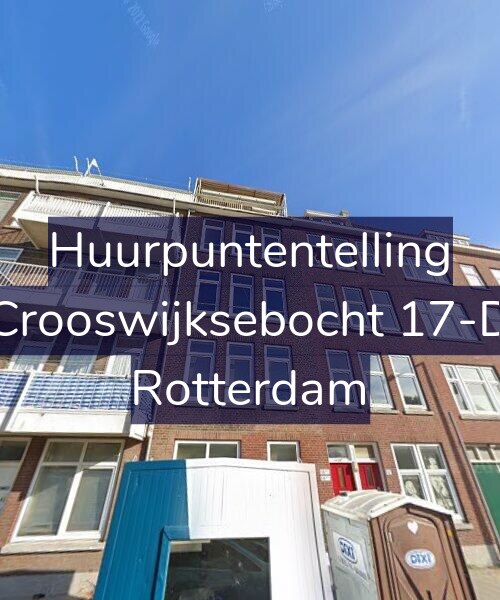 Foto gevel Huurpuntentelling voor Crooswijksebocht 17-D, Rotterdam