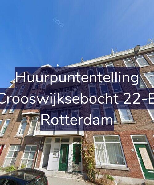 Foto gevel Huurpuntentelling voor Crooswijksebocht 22-B, Rotterdam