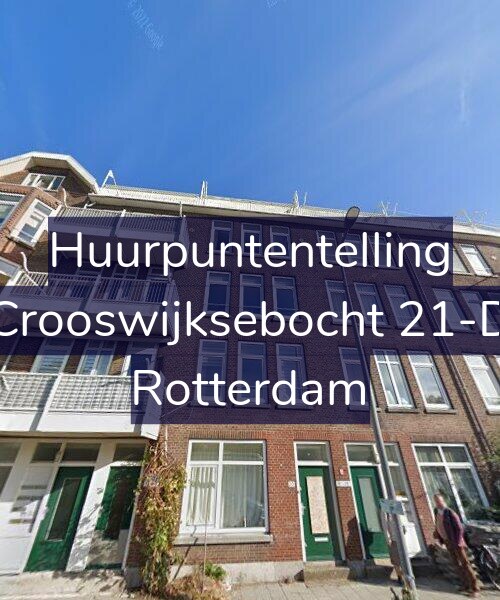 Foto gevel Huurpuntentelling voor Crooswijksebocht 21-D, Rotterdam