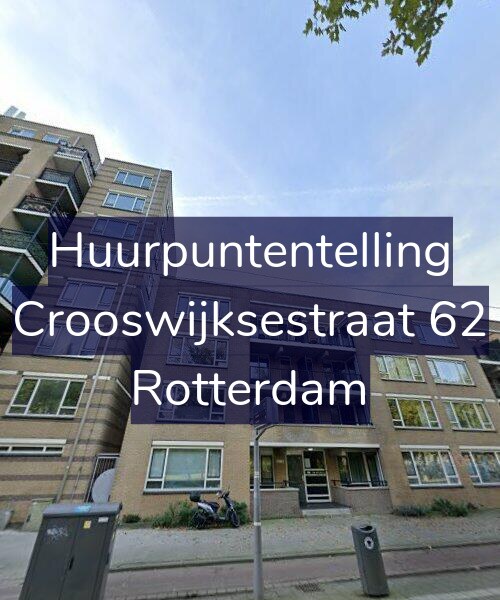 Foto gevel Huurpuntentelling voor Crooswijksestraat 62, Rotterdam